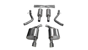 CORSA Performance 21004 Corsa 2017-2020 fits Dodge Charger 5.7L V8 Xtreme Cat-Back Dual Rear Exit w/4.5in Polished Tips