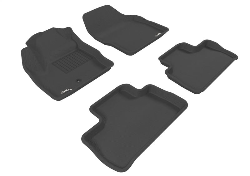 3D MAXpider 2011-2019 fits Infiniti Q70/M37 Kagu 2nd Row Floormats - Black