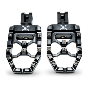 Burly B13-1017B 18-24 M8 Softail MX-Evolution Passenger Pegs - Black