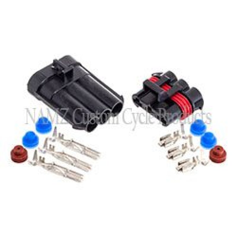 NAMZ NAP-PP01 AMP Power Plug Kit - M/F Water-Tight Quick-Disconnect Plug Set