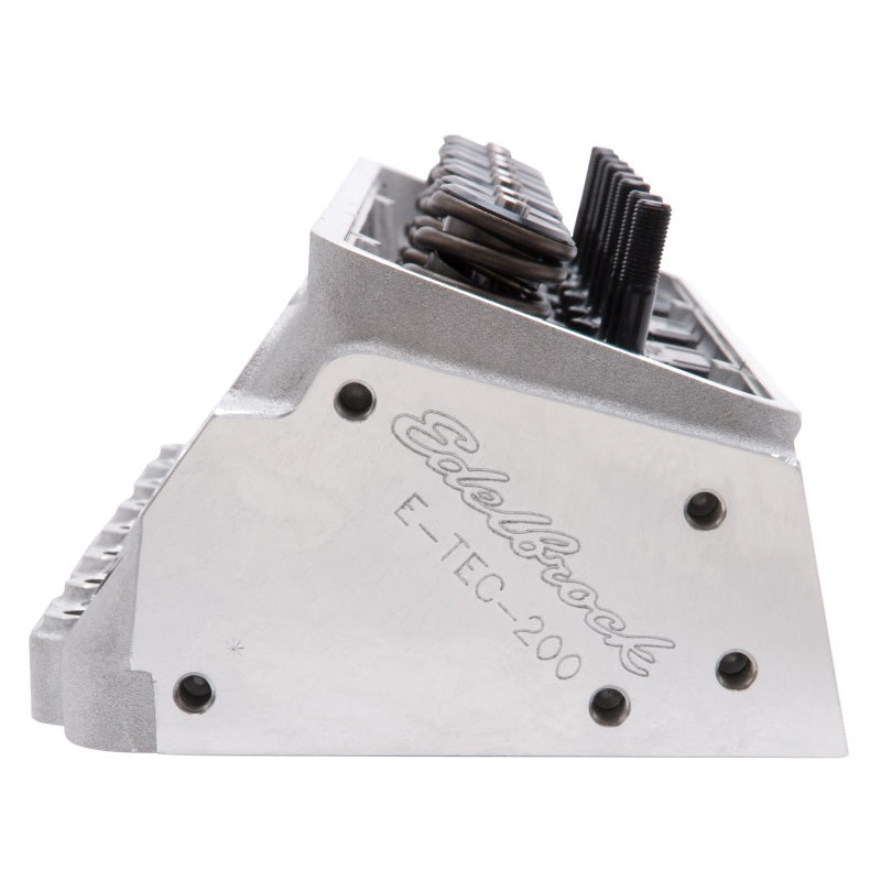 Edelbrock 60985 Cylinder Head SB fits Chevrolet Performer RPM E-Tec 200 for Hydraulic Roller Cam Complete (Ea)