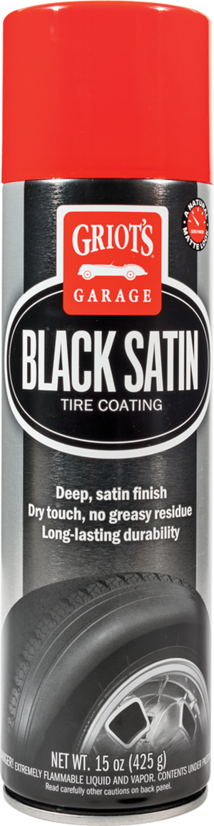 Griots Garage 10951 Black Satin Tire Coating - 15oz (Aerosol)