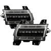 Spyder 5088543 18-20 fits Jeep Wrangler Front Fender LED Lights - Black (CCL-YD