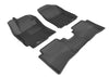 3D MAXpider 20-21 fits Hyundai Venue Kagu 2nd Row Floormats - Black