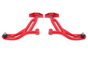 BMR Suspension AA750R fits Ford 05-14 Mustang Lower A-Arms - Red - Non-Adjustab