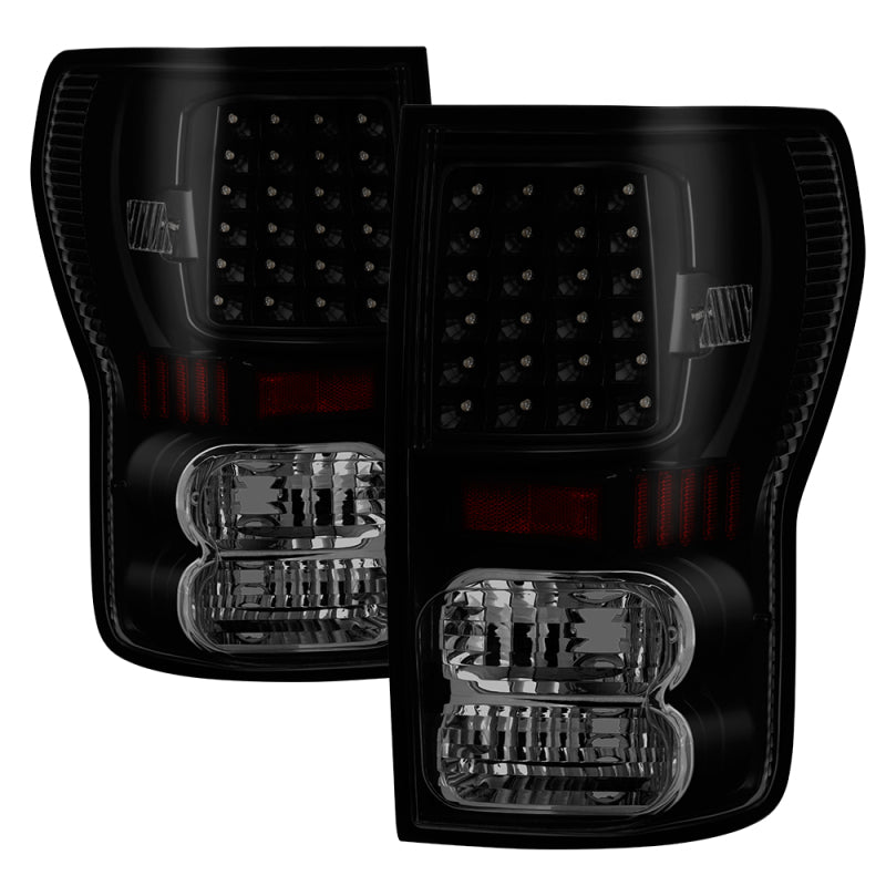 5081186 Xtune fits Toyota 07-13 Tundra LED Tail Lights Black Smoke ALT-ON-TTU0