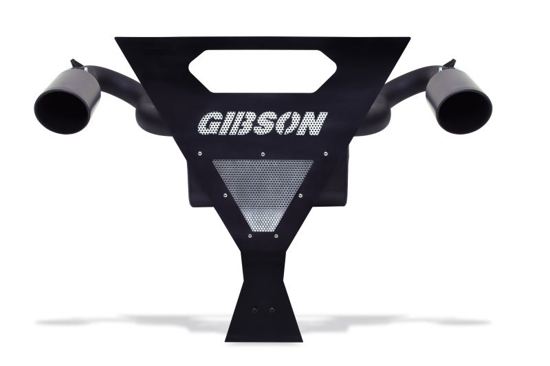 Gibson  98030 fits Yamaha 16-17 YXZ1000R Base 2.25in Dual Exhaust - Black Cerami