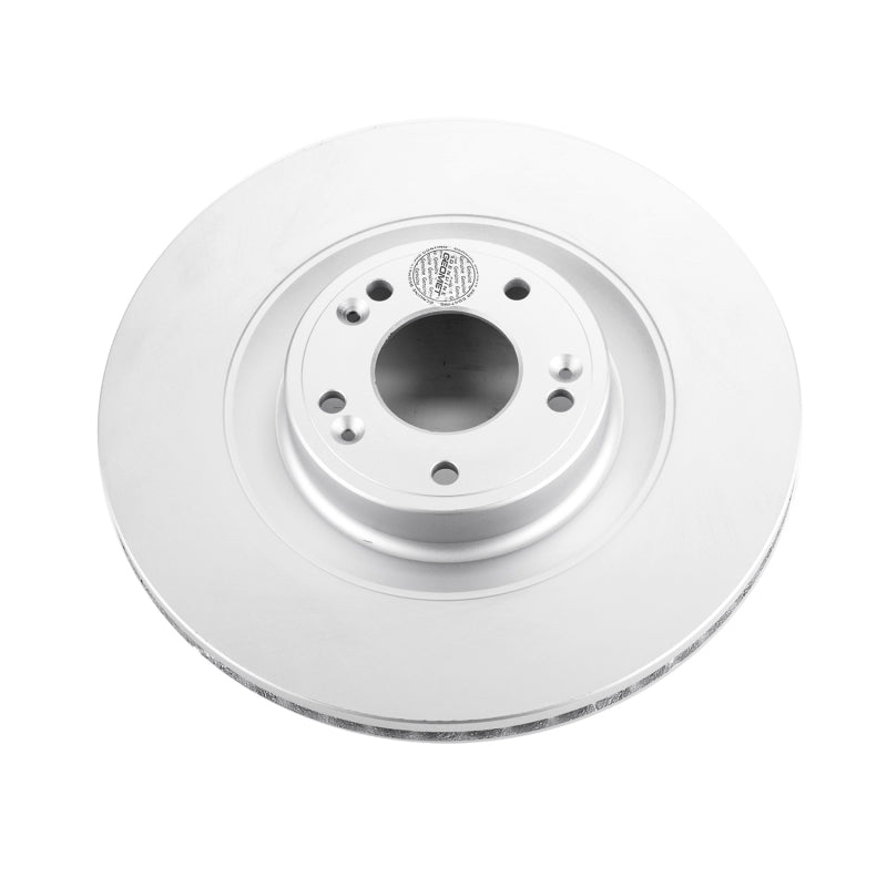 PowerStop JBR1535EVC 2011 fits Hyundai Equus Front Evolution Geomet Coated Rotor