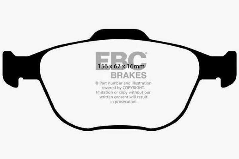 EBC DP21641 fits Ford 02-04 Focus 2.0 SVT Greenstuff Front Brake Pads