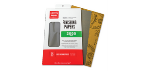 Griots Garage B2025 BOSS Finishing Papers - 2000g - 5 .5in x 9in (25 Sheets)