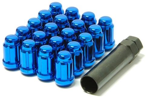 Wheel Mate 41885U Muteki Closed End Lug Nuts - Blue 12x1.25