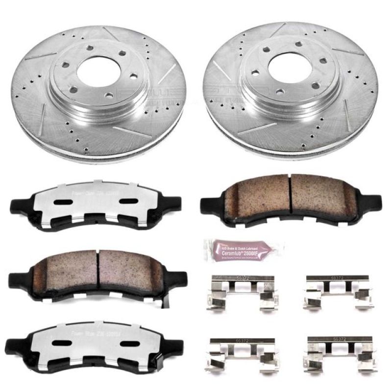 PowerStop K1453 36 06 fits Chevrolet Trailblazer Front Z36 Truck & Tow Brake Kit