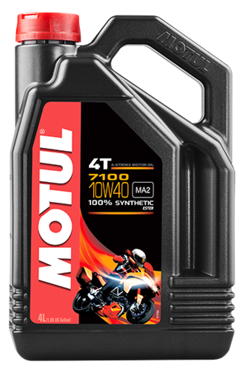 Motul 104092 4L 7100 4-Stroke Engine Oil 10W40 4T