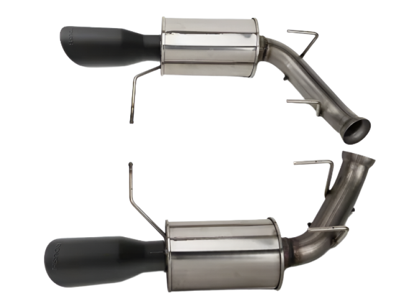Roush 421127-BLK 11-14 fits Mustang GT Black Tip Axle Back Exhaust