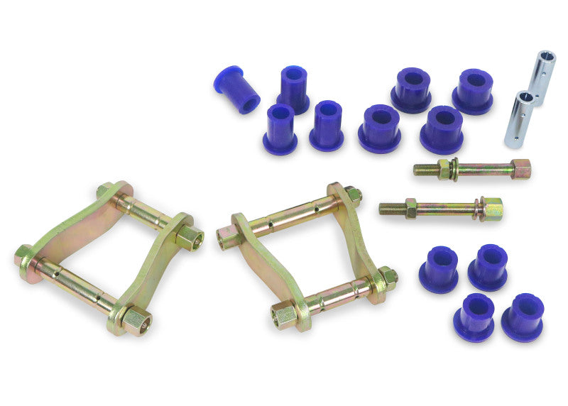 SuperPro KIT096SK 05-15 fits Toyota Hilux 4WD Greasable Shackle and Bushing Kit