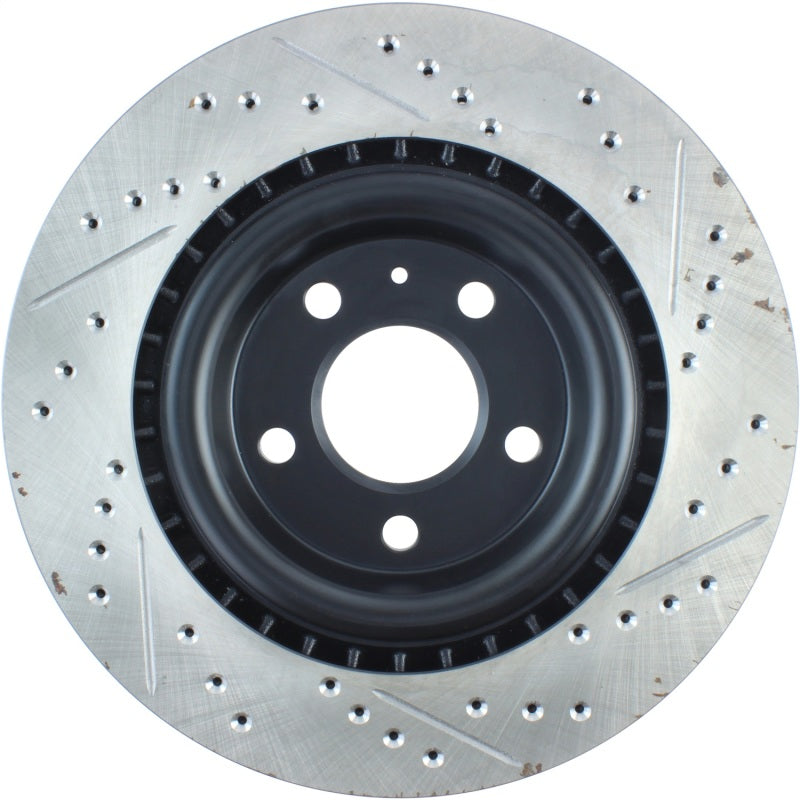 Stoptech 127.33137R Slotted & Drilled Sport Brake Rotor