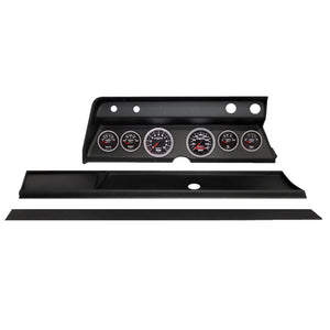 AutoMeter 2931-12 Autometer Sport-Comp II Direct Fit Dash Kit 1966 fits Chevy Chevelle (2 x 3-3/8in. / 4 x 2-1/16in.)