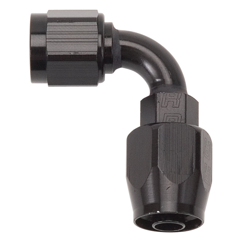 Russell 610165 Performance -6 AN Black 90 Degree Full Flow Hose End