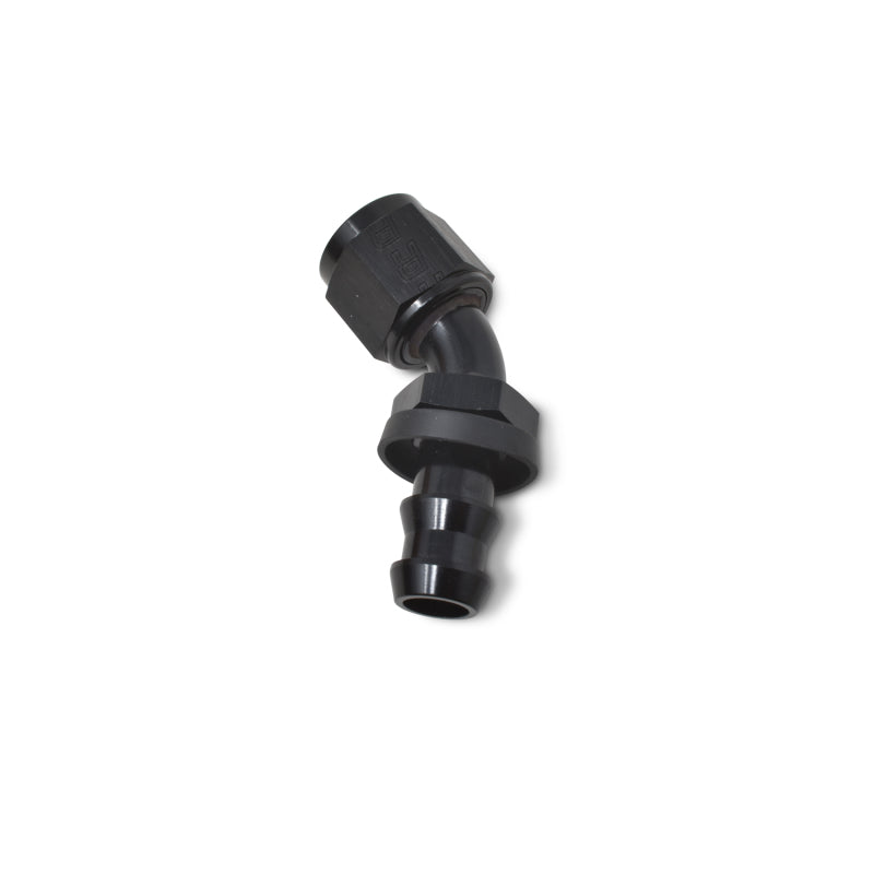 Russell 624073 Performance -4 AN Twist-Lok 45 Degree Hose End (Black)