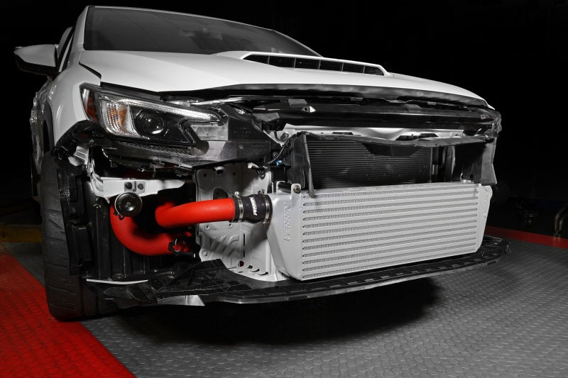 Perrin PSP-ITR-441SL/RD 22-23 fits Subaru WRX Front Mount Intercooler Kit (Red Tubes & Silver Core)