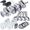 Eagle 85112865 fits Nissan Sr20 91mm Billet Crank 5.365in H-Beam 7.3cc Dome 86.5mm Pistons Rotating Assembly