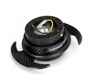 NRG SRK-650CF-1 SRK-650CF-1 Quick Release Kit Gen 3.0 - Black Body / Carbon