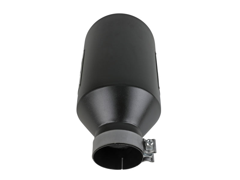 AFE 49T40801-B15 MACH Force-Xp 409 Stainless Steel Clamp-on Exhaust Tip Black