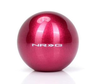 NRG SK-350FH Fushia Sparkly Painted Titanium Round Shifter Heavy Weight