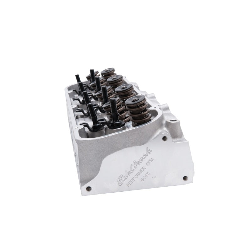 Edelbrock 60455 Cylinder Head BBC Performer RPM Oval Port for Hydraulic Roller Cam Natural Finish (Ea)