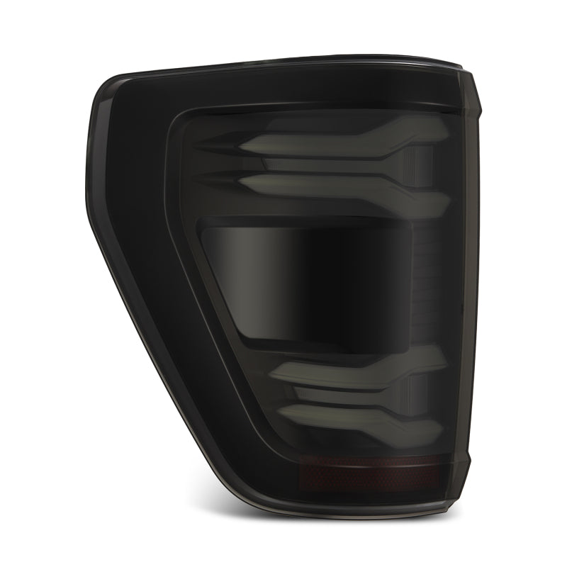 AlphaRex 653040 21-23 fits Ford F-150 LUXX LED Taillights - Black w/ BLIS