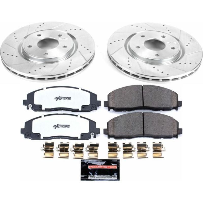PowerStop K5959-36 17-19 fits Chrysler Pacifica Front Z36 Truck & Tow Brake Kit