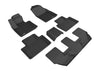 3D MAXpider 2009-2012 fits Land Rover Lr4 Kagu 2nd Row Floormats - Black