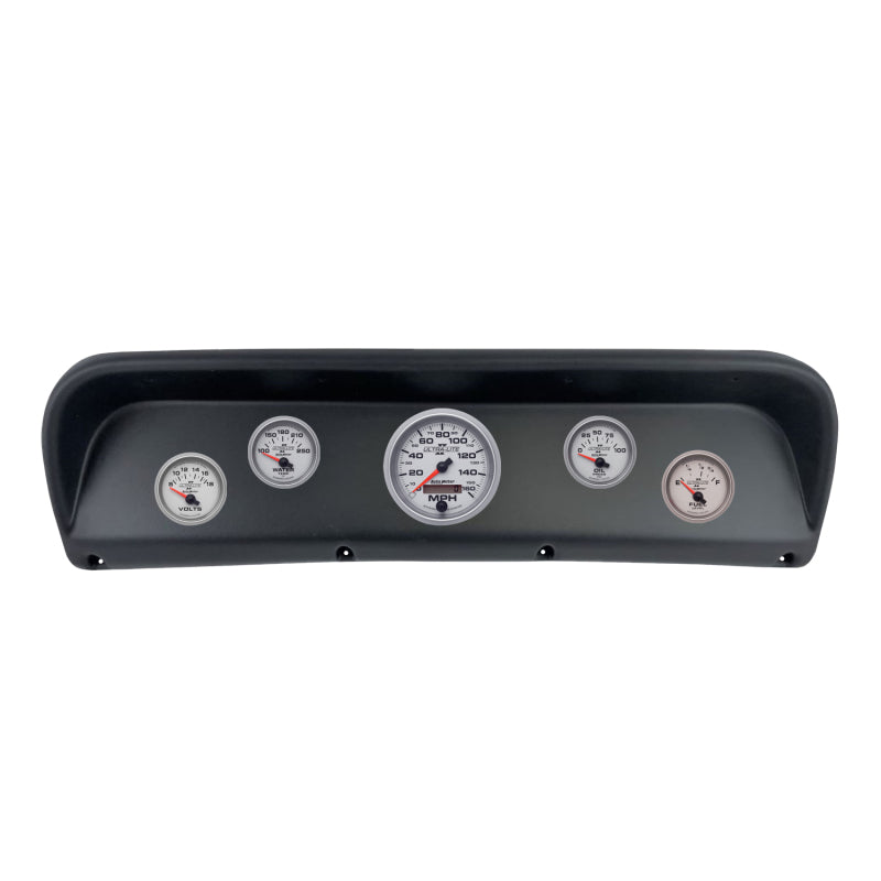 AutoMeter 2937-14 Autometer Ultra-Lite II Direct Fit Dash Kit 67-72 fits Ford F100 (1 x 3-3/8in. / 4 x 2-1/16in.)