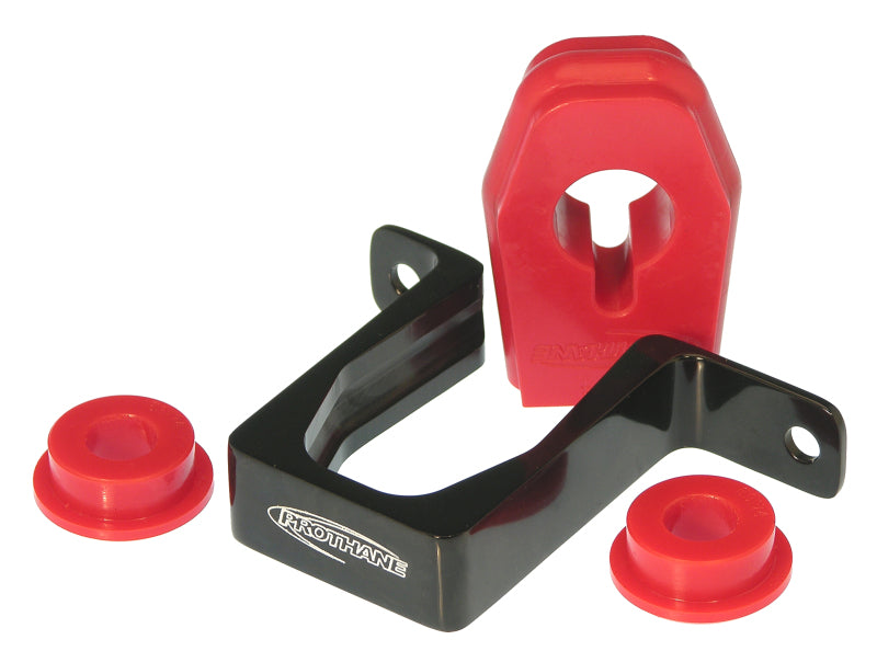 Prothane 6-1613 fits Ford Mustang Shifter Bushings w/ Billet Bracket - Red