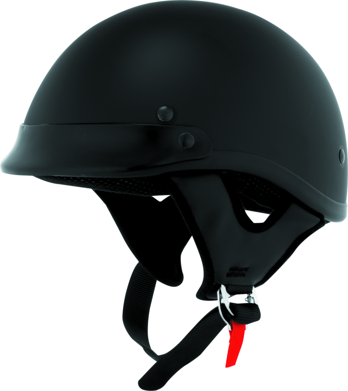 Skid Lid 646823 Skid Lids Traditional Helmet Flat Black - Large