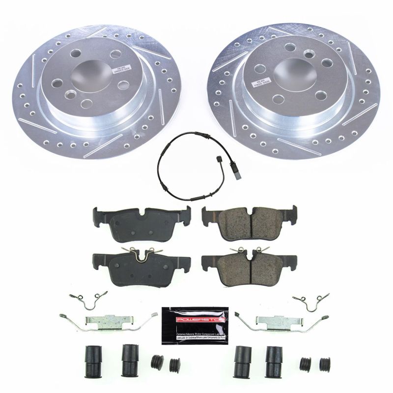 PowerStop fits Mini 16-18 Cooper Clubman Rear Z23 Evolution Sport Brake Kit