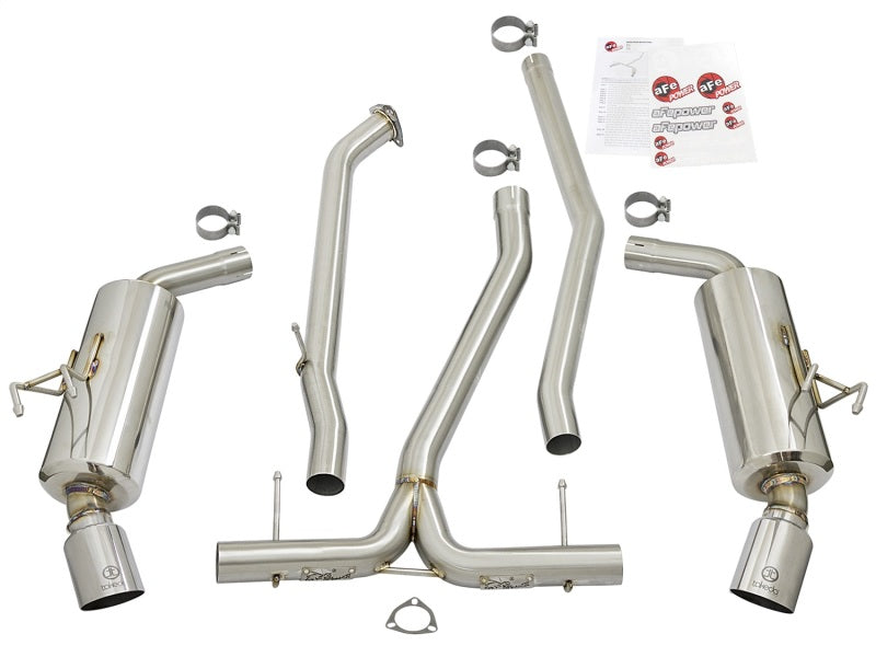 AFE 49-36615-P Takeda 16-17 fits Honda Civic I4-1.5L (t) 2.25-2.5in 304 SS CB D