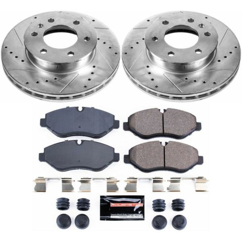 PowerStop fits Dodge 07-09 Sprinter 2500 Front Z23 Evolution Sport Brake Kit