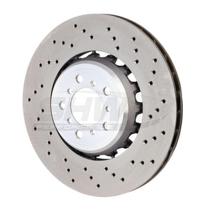 SHW Performance BFR44810 fits BMW M3 3.0L Right Front Cross-Drilled Brake Rotor