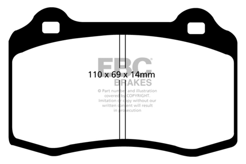 EBC DP21140 fits Volvo 03-07 S60 2.5 Turbo R Greenstuff Rear Brake Pads