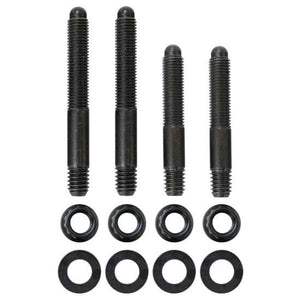 Moroso 2PC 5/16in-24 x 2.0in & 2 PC 5/16in-24 X 2.5in Long 12-Point Nuts Carb Stud Kit w/Bracket