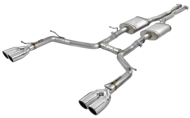 AFE 49-32067-P orce-Xp 2-1/2in 304 SS Cat-Back Exhaust 15-19 fits Dodge Challen