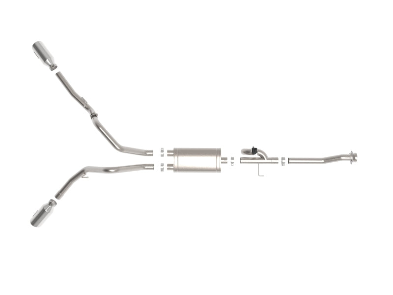AFE 49-33129-P  XV 3in 304 SS Cat-Back Exhaust 2021 fits Ford F-150 V6 2.7L/3.5