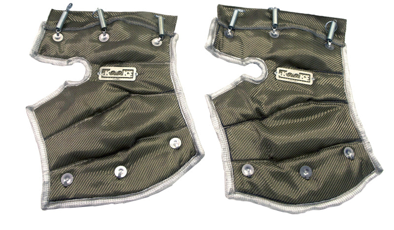 Kooks 218033B2 2020+ fits Chevrolet Corvette C8 LT2 6.2L Heat Shield Blankets for Ultra Green Catted Connect Pipes