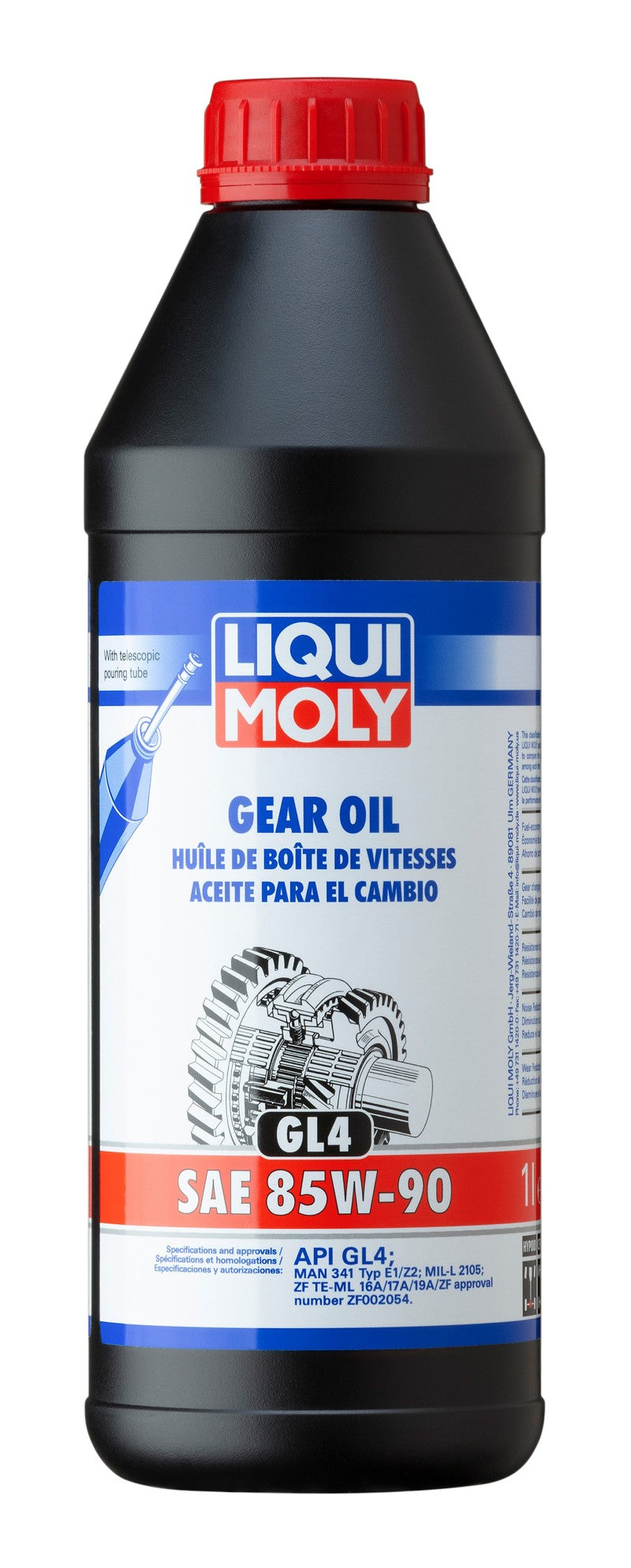 LIQUI MOLY 20016 1L Gear Oil (GL4) SAE 85W90