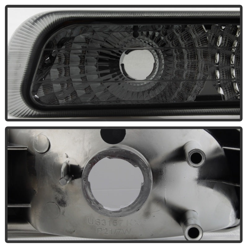 5064288 Xtune fits Chevy 99-02 Silverado Amber Reflector Bumper Lights Smoke C
