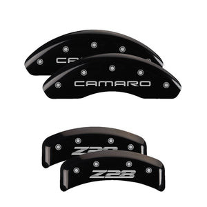 MGP 14026SZ84BK 4 Caliper Covers Engraved Front Gen 4/fits Camaro Engraved Rear