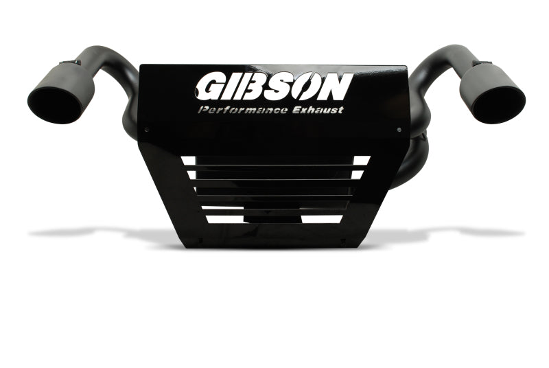 Gibson  98026 fits Polaris 16-18 RZR XP Turbo EPS Base 2.25in Dual Exhaust - Bla