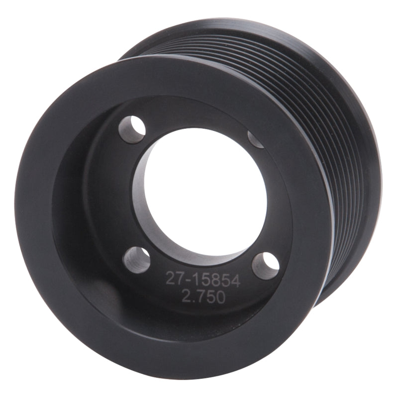 Edelbrock 15854 Pulley Supercharger Enforcer 10 Rib 2 75In Black