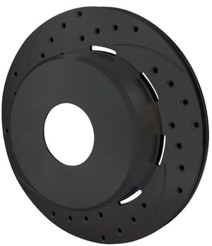 Wilwood 160-11553-BK Rotor-1.91in Offset-SRP-BLK-Drill-LH 11.00 x .810 - Blank
